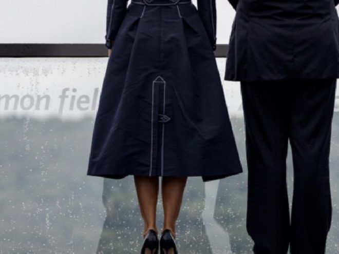 melania trump kabát 9/11
