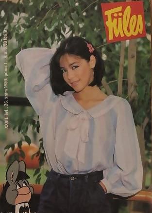 Clavier Charlotte egy régi Füles rejtvényújság címlapján.