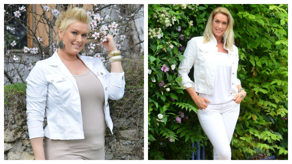 Hat év telt el a két fotó között, Molnár Anikó pedig valósággal újjászületett. (Fotók: smag)