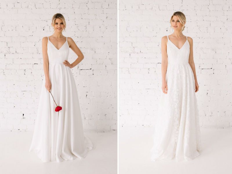kifordítható menyasszonyi ruha