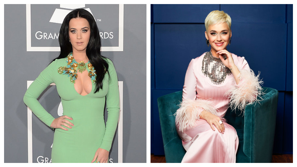 Hosszú, fekete haját rövid szőkére cserélte, amikor az American Idol zsűritagja lett. (Fotó: Getty Images)