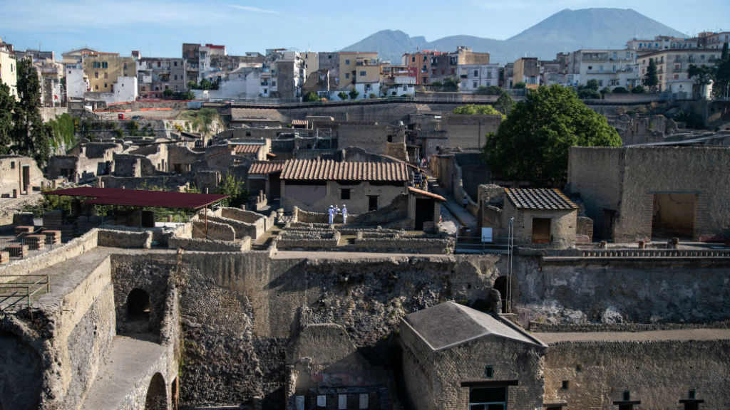 Herculaneum Vezúv