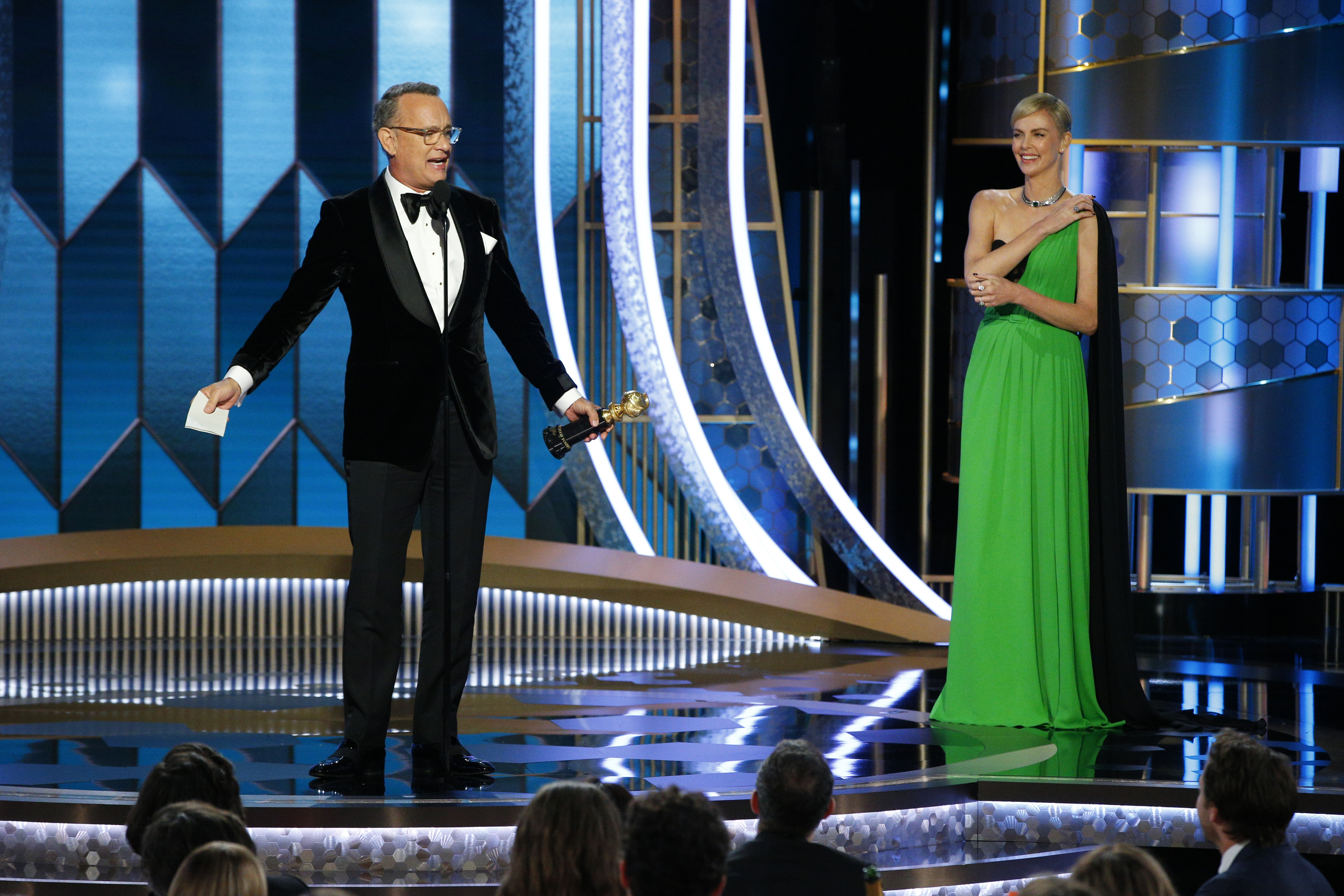Tom Hanks és Charlize Theron (Fotó: Getty Images)