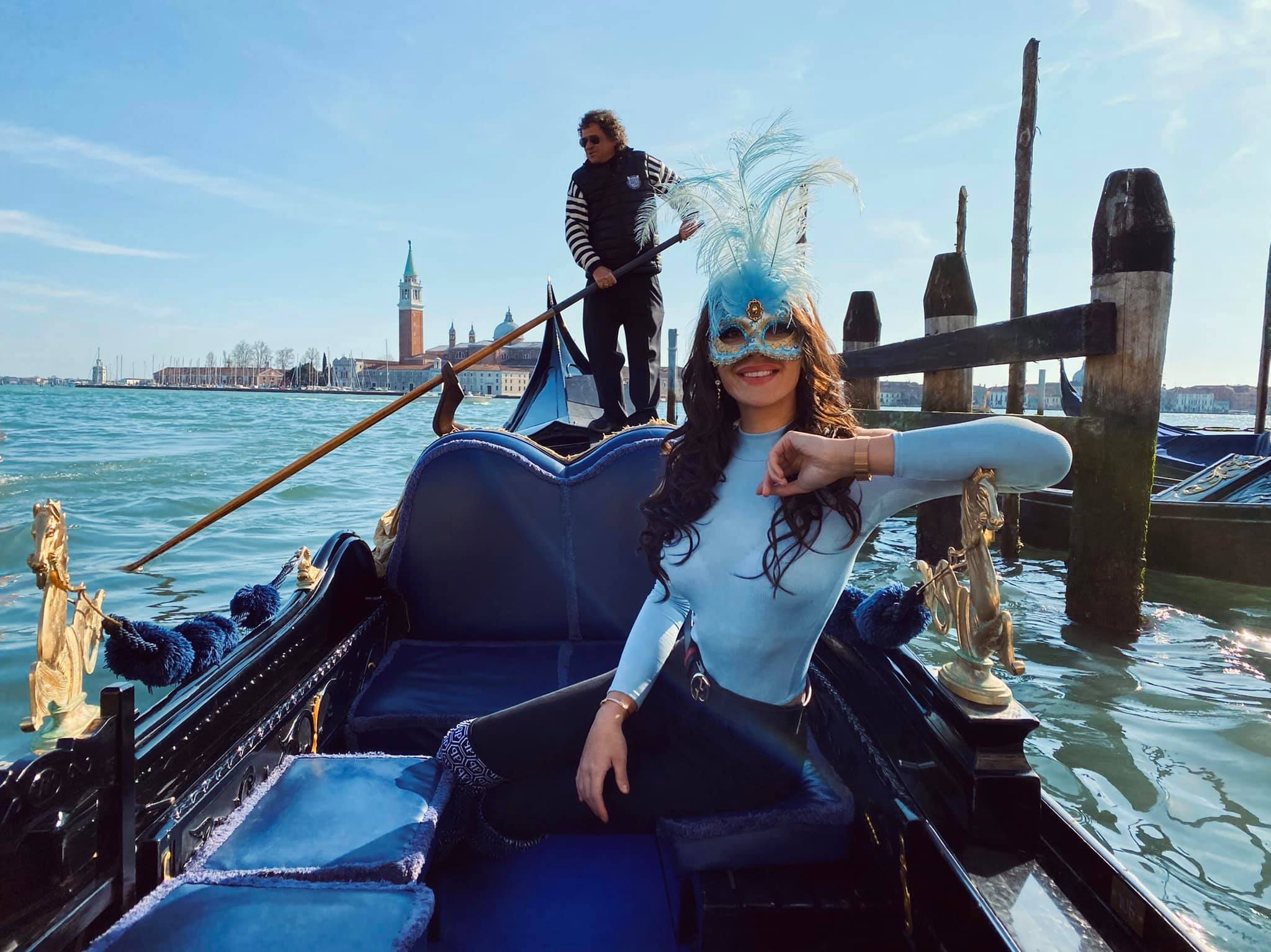 Mikó Fanni Velencében (Fotó: Facebook)
