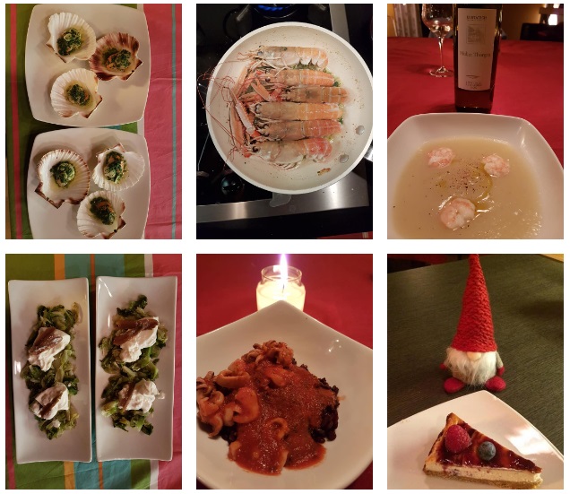 A főzéssel töltött szilveszteréjszaka gyümölcse (Fotó: Host&Cook blog)