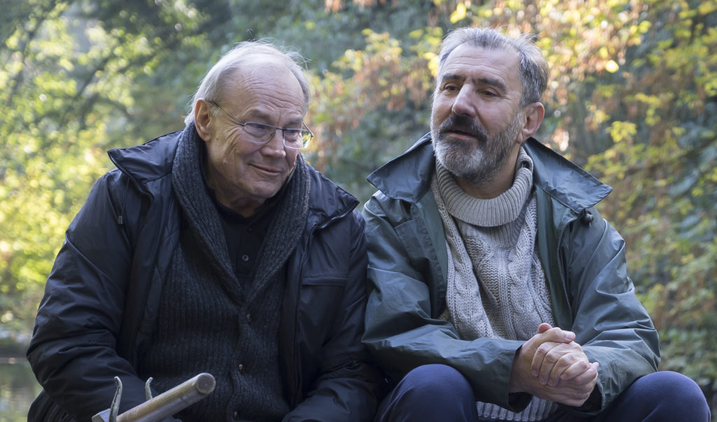 Eperjes Károly és Klaus Maria Brandauer (Fotó: Intercom)