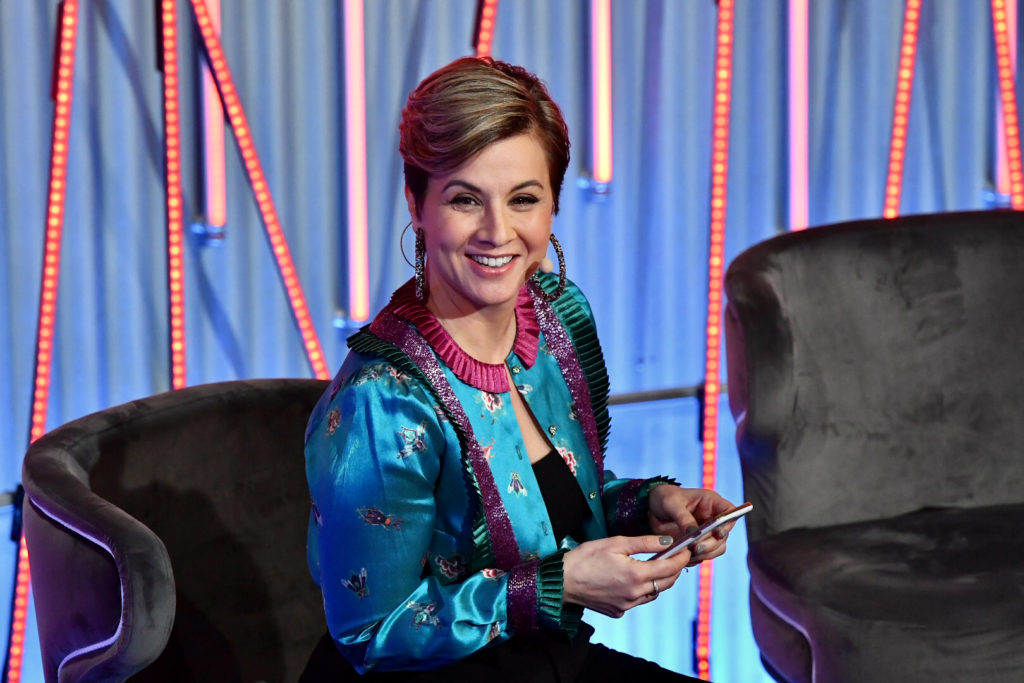 Ábel Anita a Nicsak, ki vagyok? ötödik adásában (Fotó: Sajtószoba)