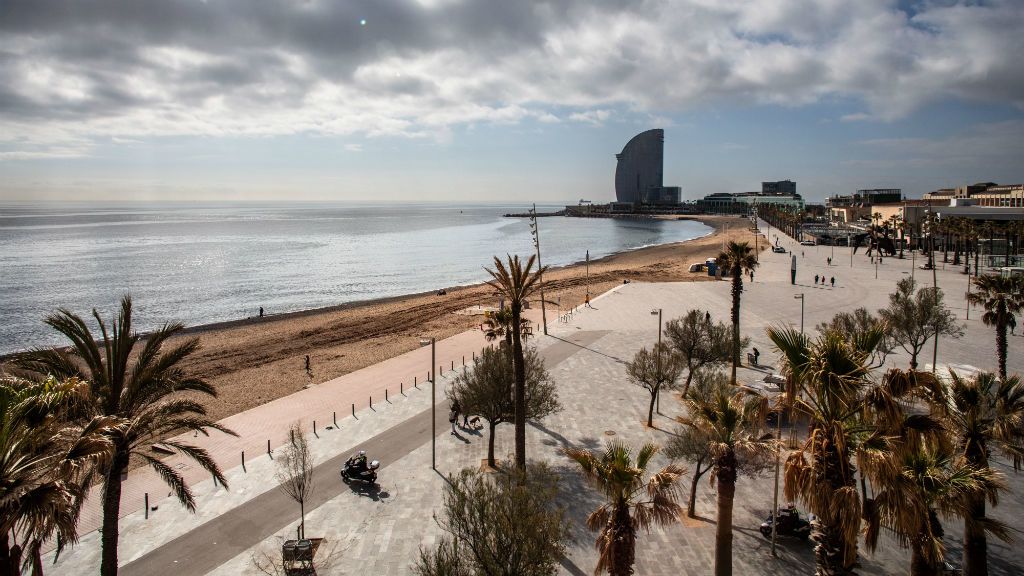 Barcelona tengerpart