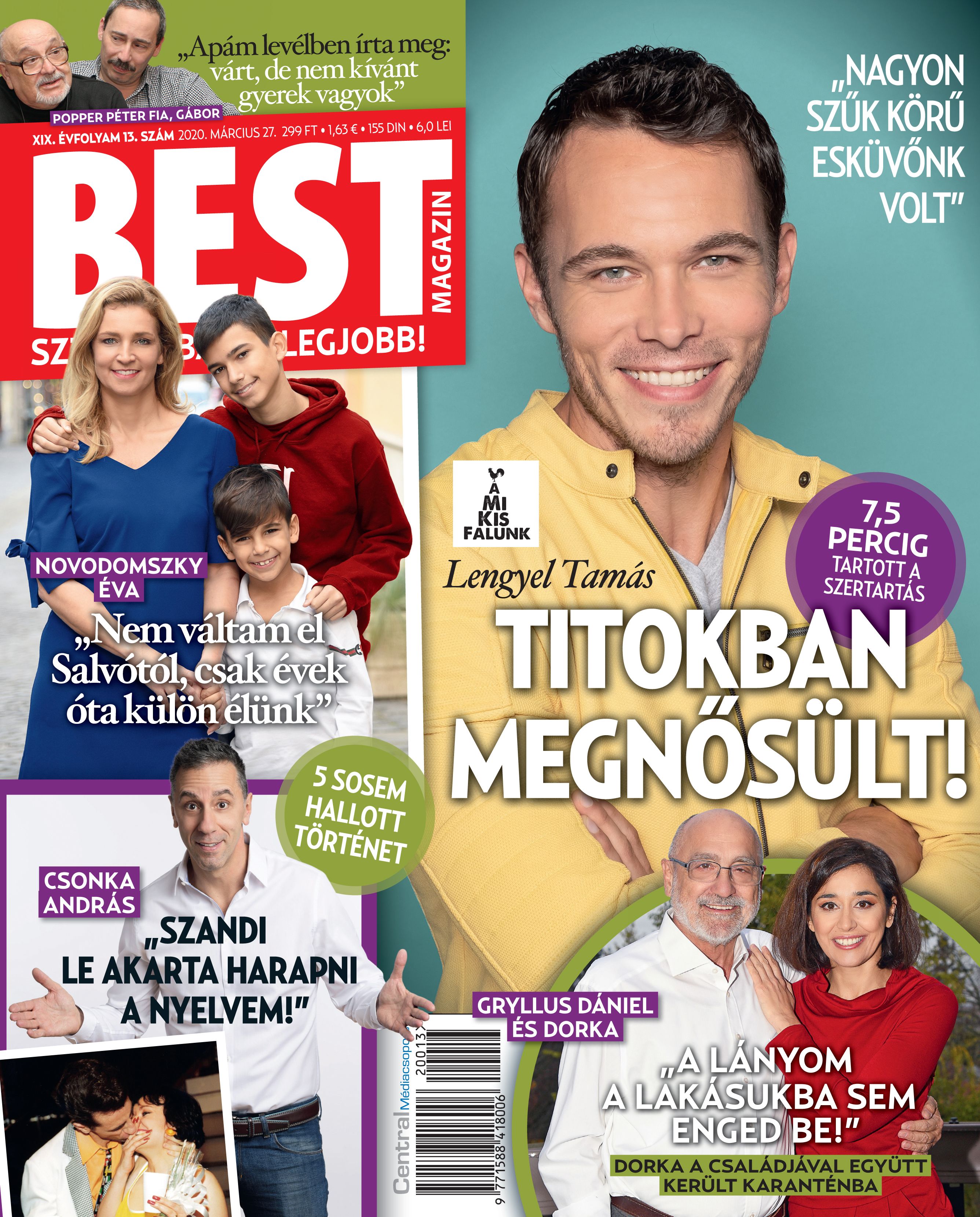 A BEST magazinban olvasható az interjú Lengyel Tamással