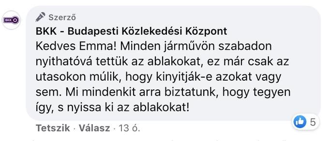 Forrás: BKK / Facebook
