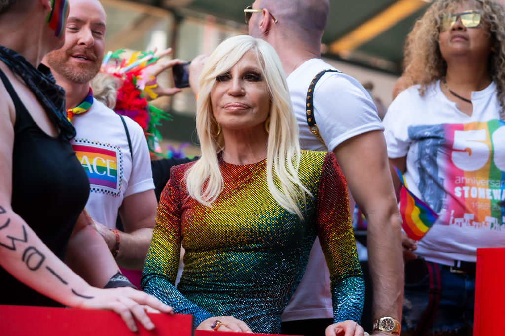 Donatella Versace (Fotó: Gotham/GC Images)