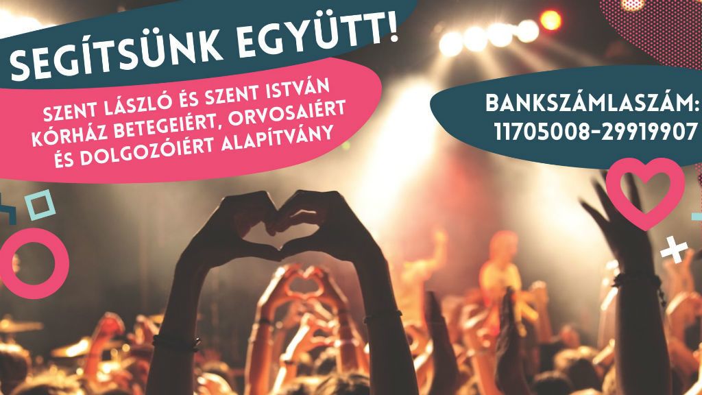 Egymillió forintot adnak az egyetemisták és főiskolások a kórháznak, várják a további adományokat. Fotó: EFOTT Facebook