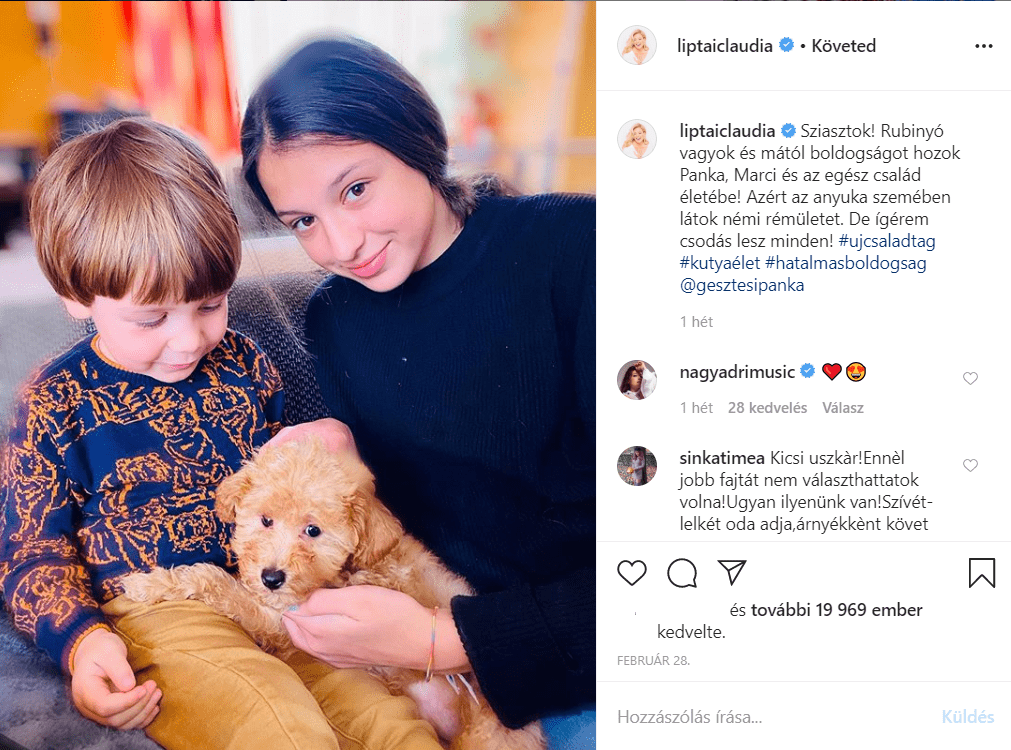 Liptai Claudia gyerekei nem mennek iskolába és óvodába egy darabig