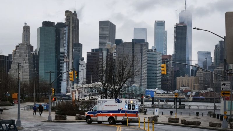 new york koronavírus mentők