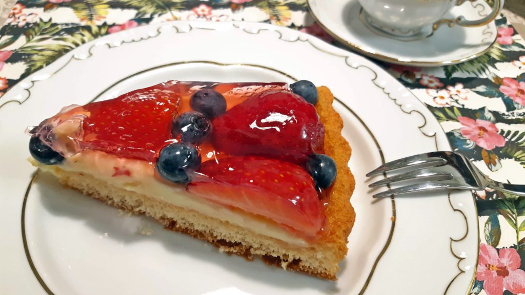 gyümölcstorta szelet (Fotó: Belső Olga)