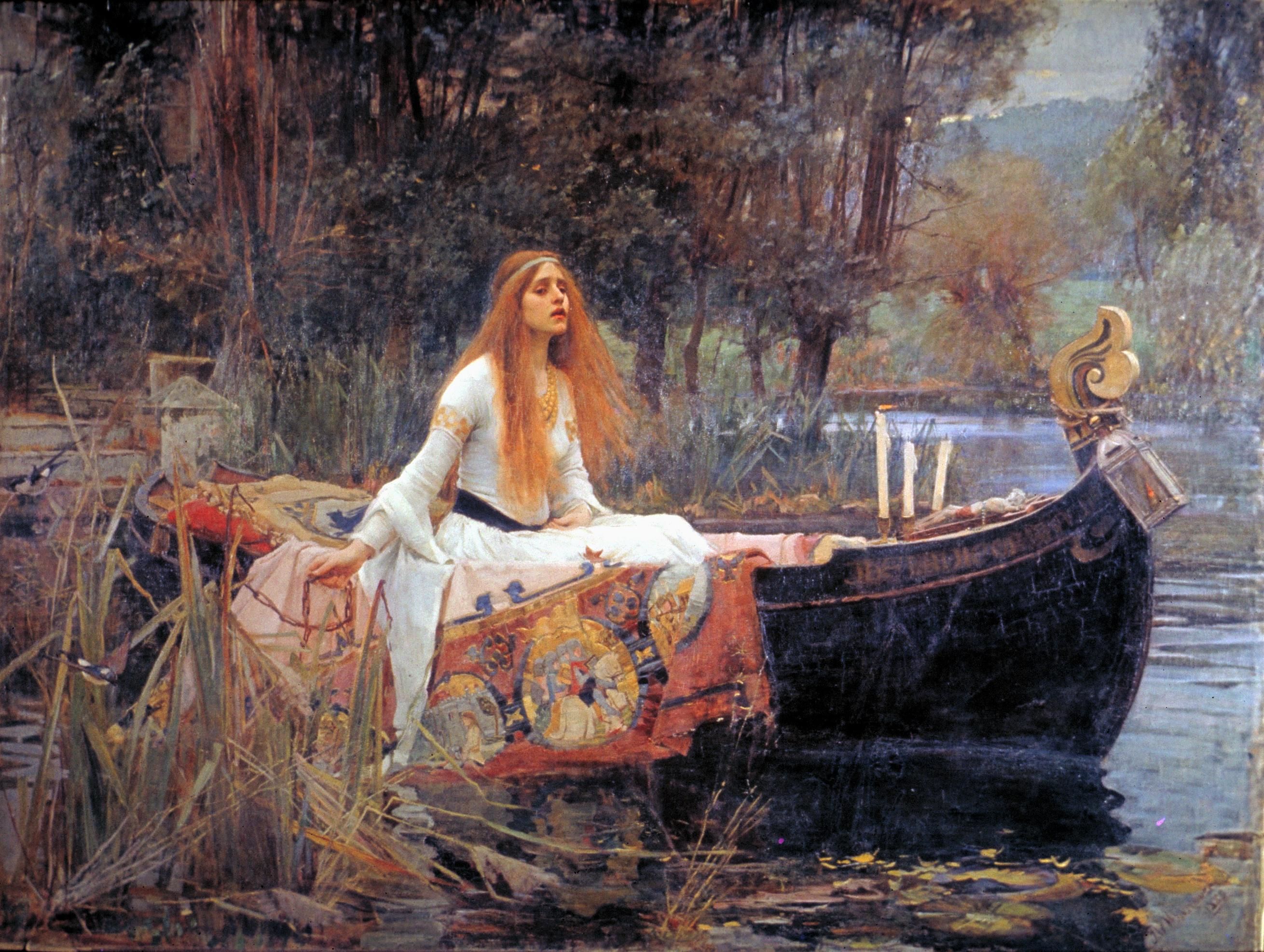 John William Waterhouse: Lady of Shalott (forrás: Wikipedia)