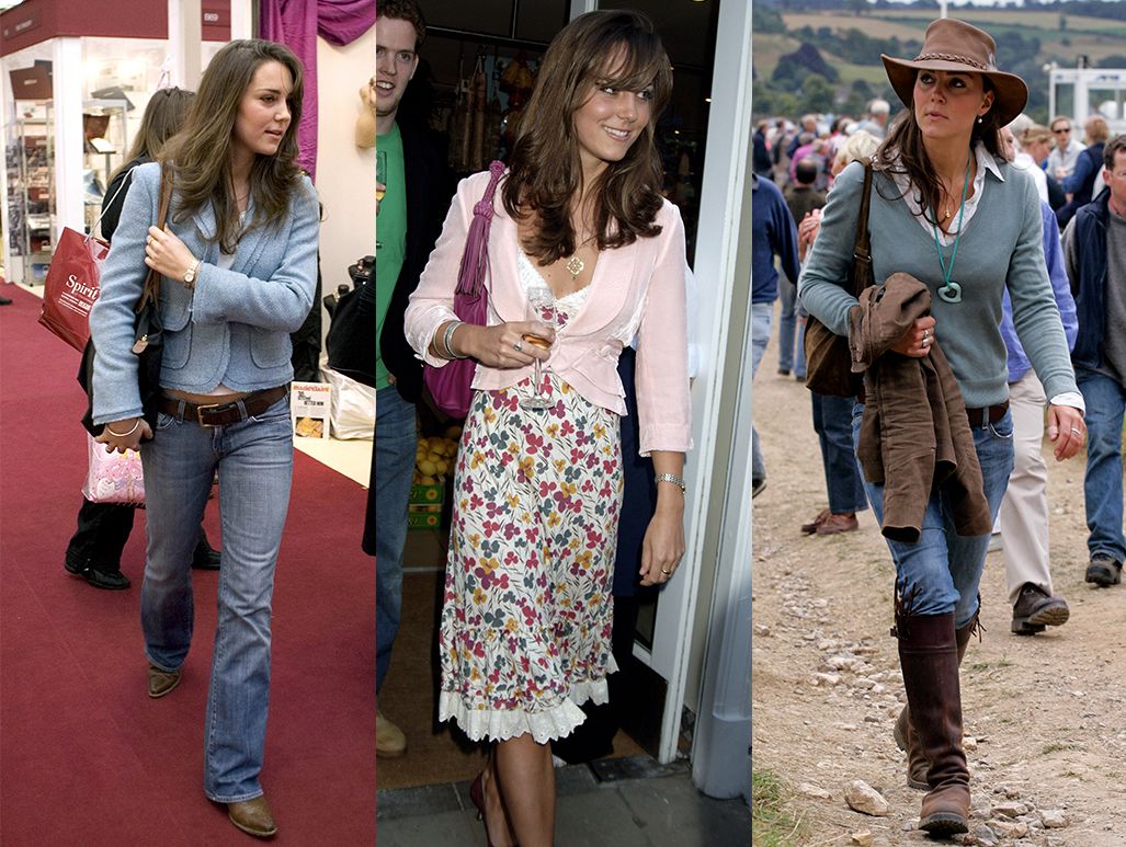 Kate Middelton 2005 tájékán: egy kényelmes farmerrel ő is remekül el volt, akárcsak mi. (Fotók: Antony Jones/Brendan Bierne/UK Press via Getty Images, Dave M. Benett/Getty Images, Indigo/Getty Images)