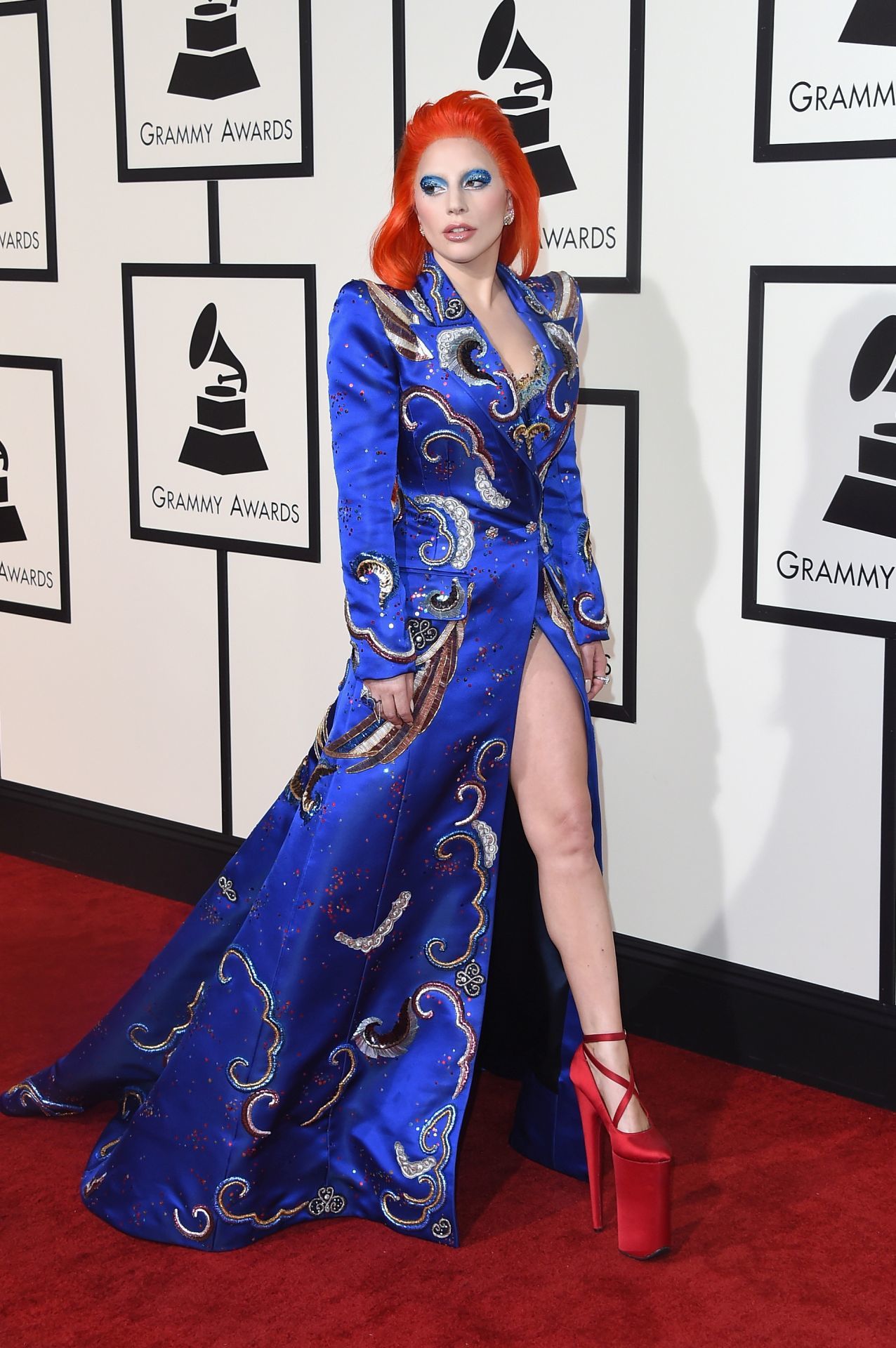 Lady Gaga a 2016-os Grammy-gálán. (Fotó: Jason Merritt/Getty Images)