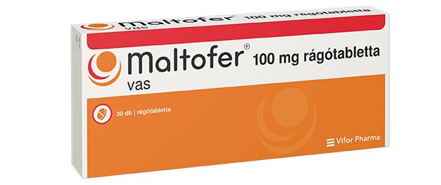 Vény nélkül kapható, vas-hidroxid-polimaltóz-komplex tartalmú gyógyszer.