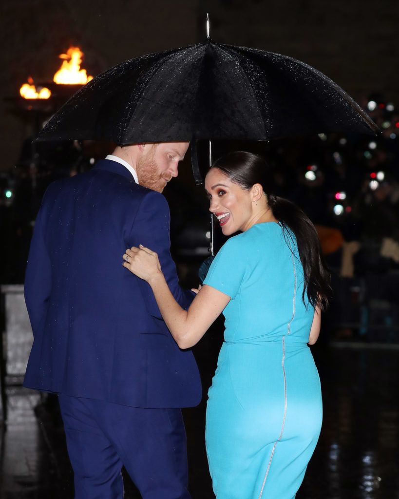 Ez is megvolt: Harry herceg és Meghan Markle a díjátadón búcsúzott a nyilvános szerepléstől (Fotó: Neil Mockford / Ricky Vigil M/GC Images)