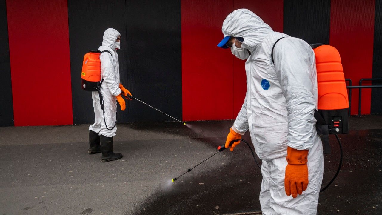 koronavírus fertőtlenítés