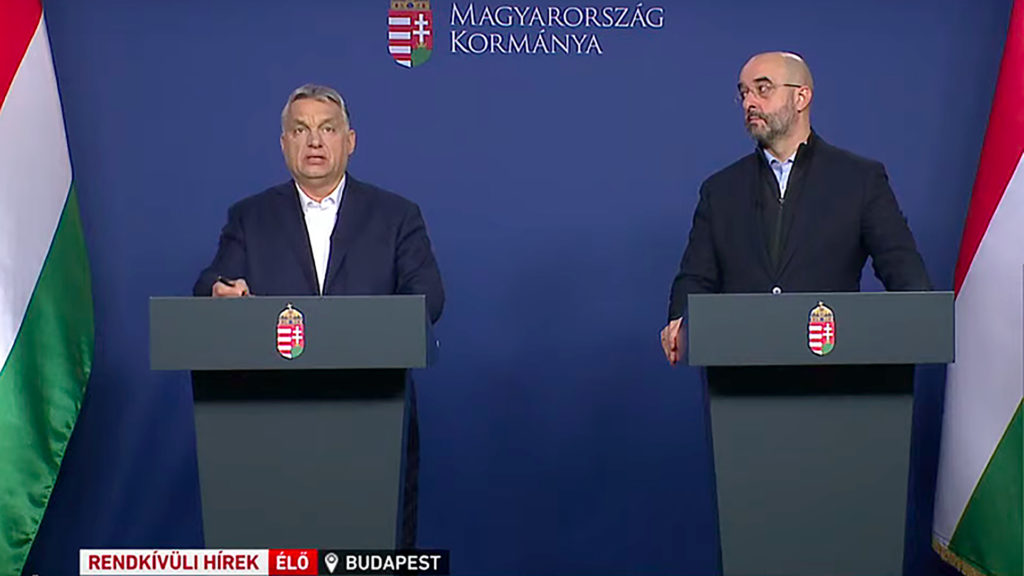 orbán viktor is részt vett az operatív törzs mai sajtótájékoztatóján
