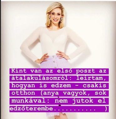 Peller Mariann otthon edzett, nem járt el edzőterembe