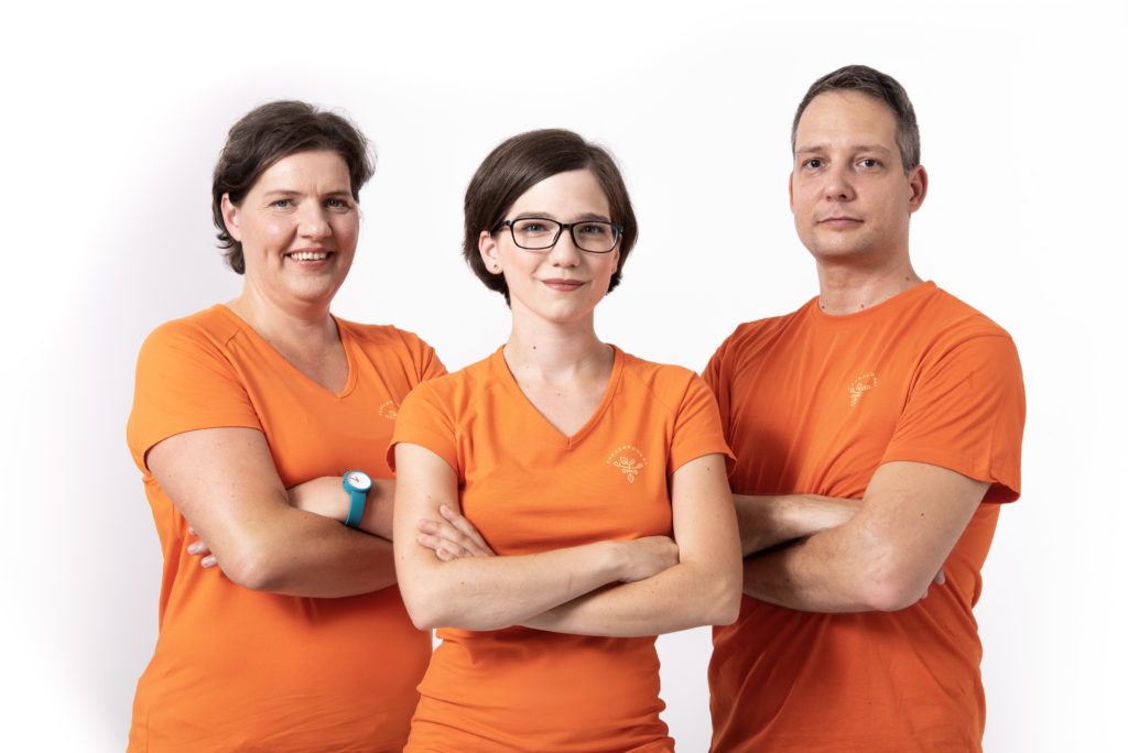 Rákosi Dóra, Kiss Verus, Csáki Gergő az alapítócsapat (Fotó: fototété)