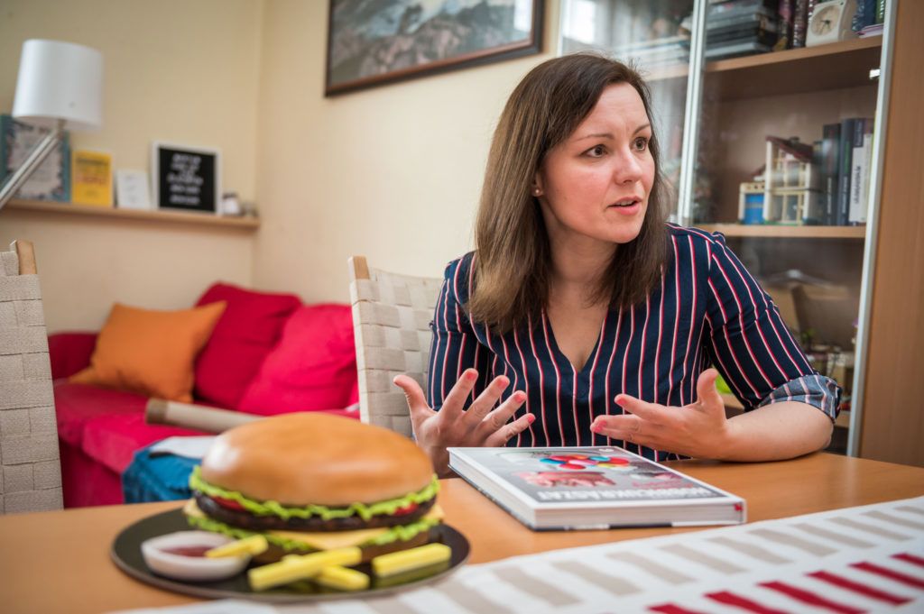 Sabján Adrienn hobbicukrász (Fotó: Vadnai Szabolcs)