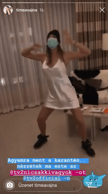 Vajna Timi tánccal üti el az időt