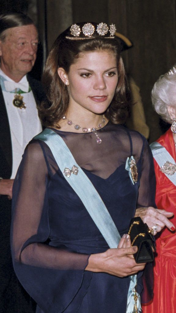 Viktória hercegnőre alig lehet ráismerni ezen az 1997-es felvételen (Fotó: Julian Parker/UK Press via Getty Images)