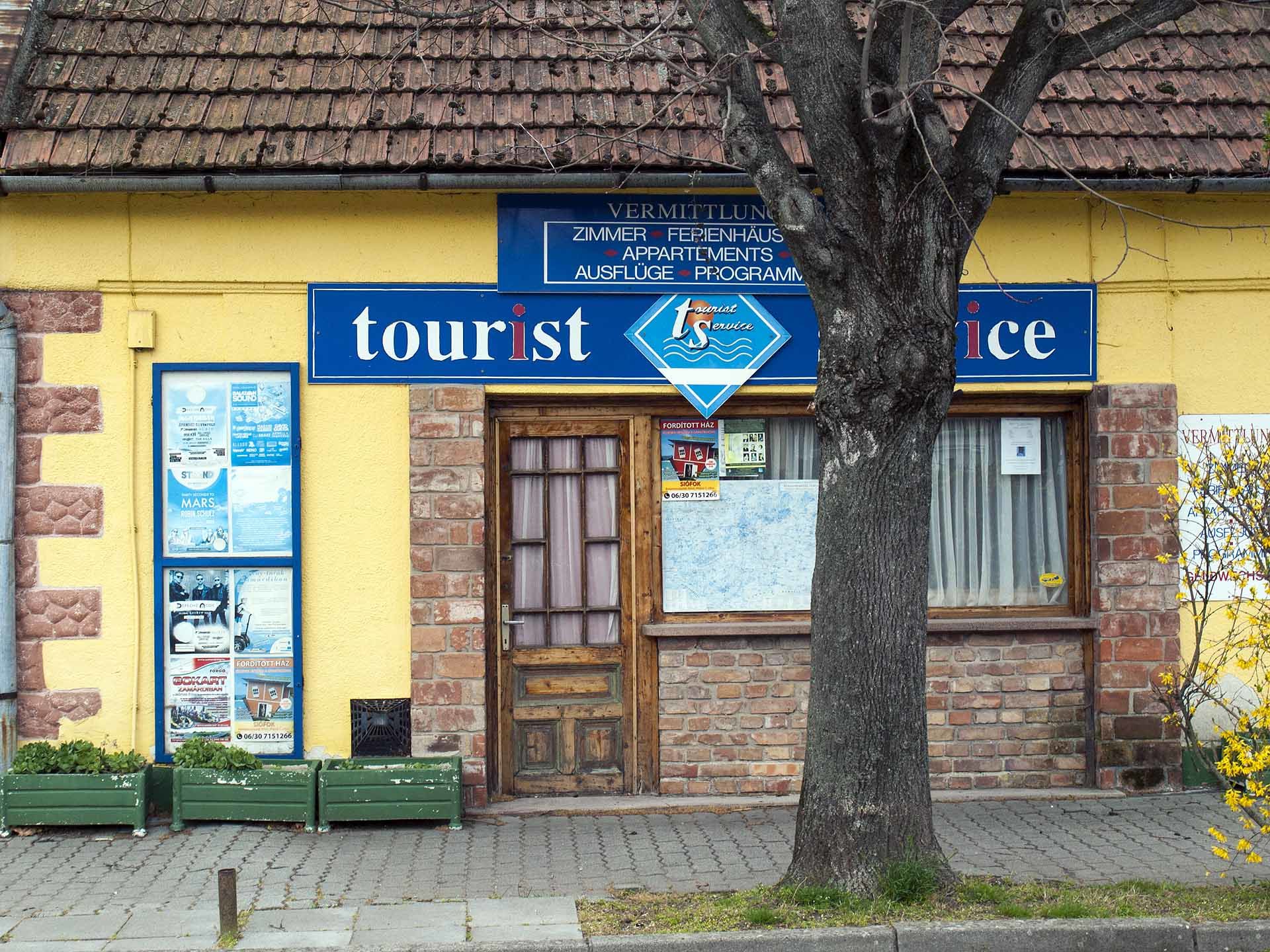 A Zamárdi tourinfom iroda / A szerző felvétele