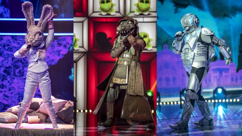 Az Álarcos énekes fináléjában a Nyuszi, a Krokodil és a Robot csap össze (Fotó: RTL Sajtóklub)