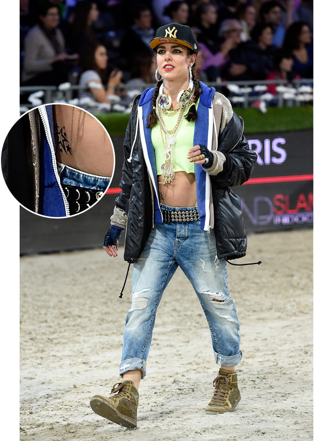 Charlotte Casiraghi a Gucci egyik párizsi rendezvényén, 2014-ben (Fotó: Pascal Le Segretain/Getty Images)