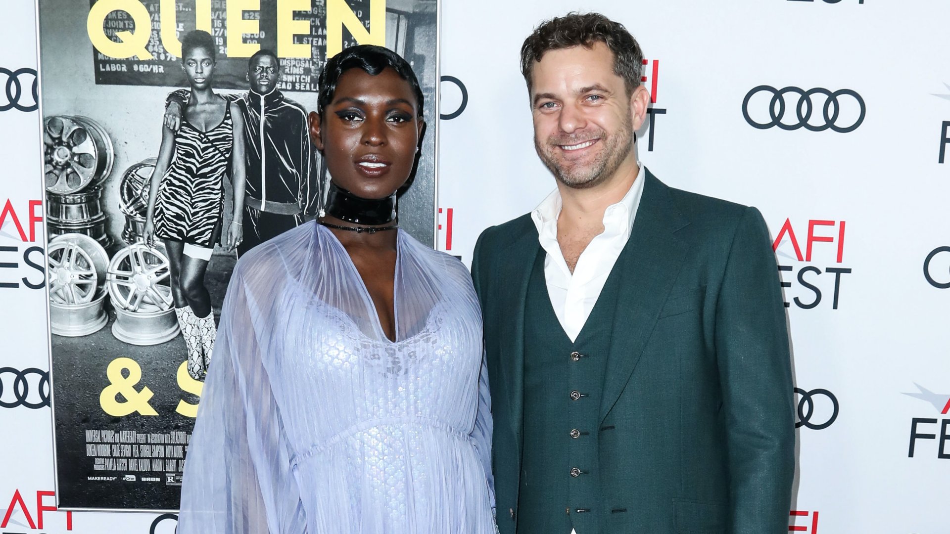 Joshua Jackson és felesége, Jodie Turner-Smith