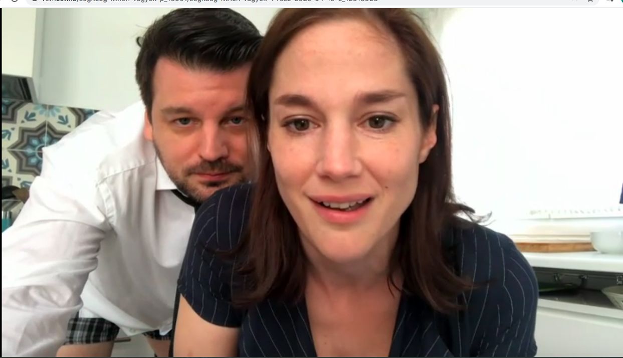 Martinovics Dorina és Szatory Dávid a Segítség! Itthin vagyok! sorozatban