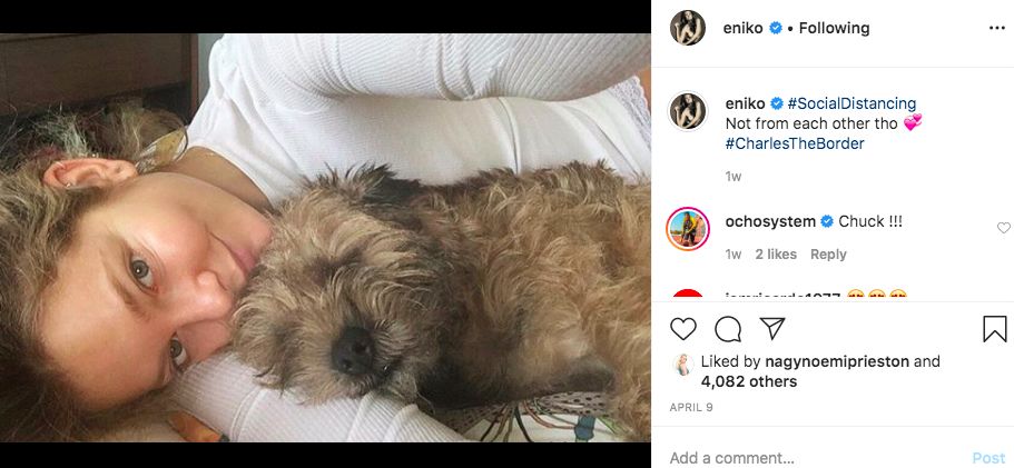 Mihalik Enikő a karantén idején így tölti a hétköznapokat a kutyájával