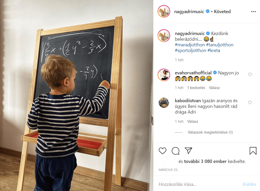 Nagy Adri kisfia júniusban lesz kétéves