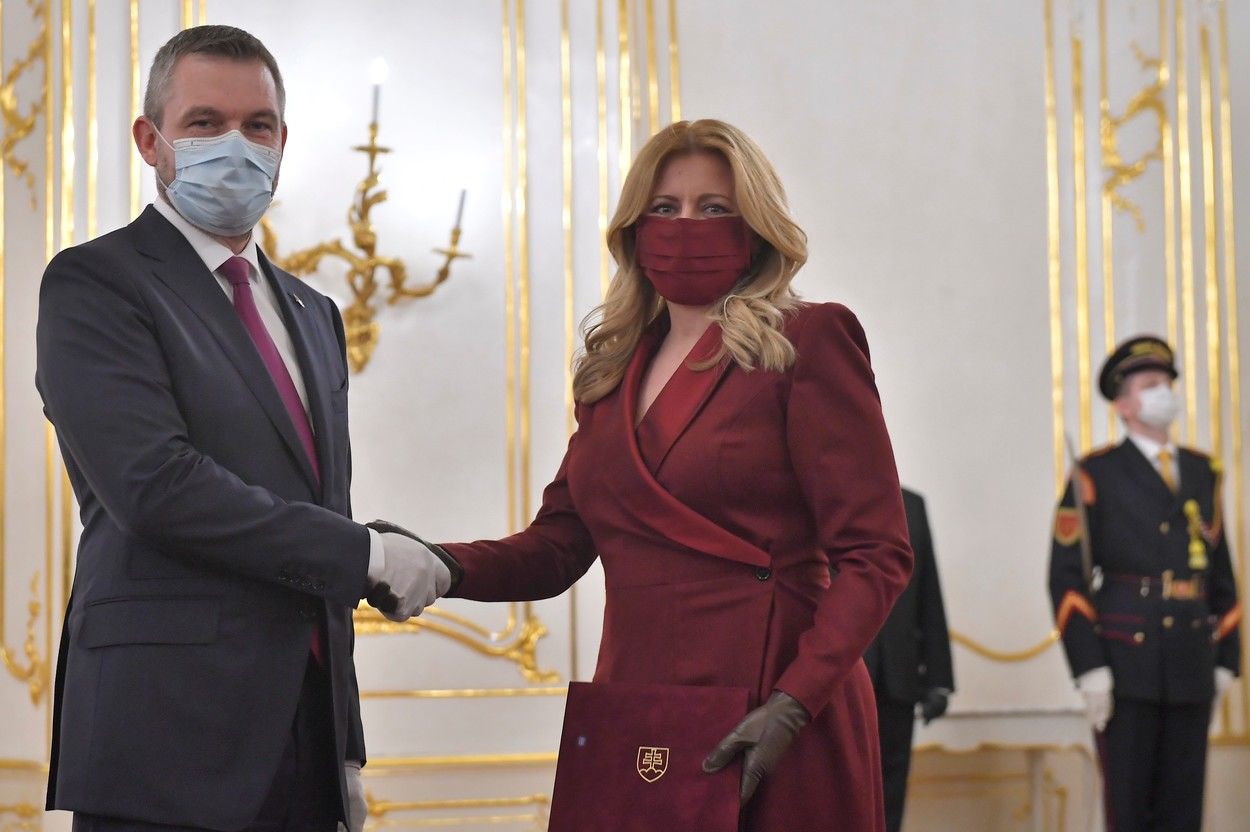 Zuzana Čaputová szlovák elnök arcmaszk