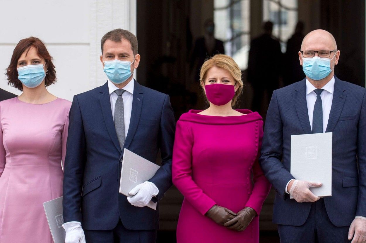Zuzana Čaputová szlovák elnök arcmaszk
