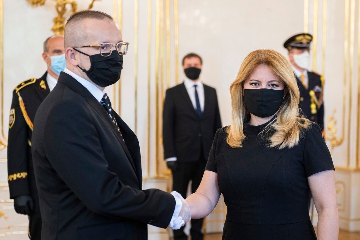 Zuzana Čaputová szlovák elnök arcmaszk