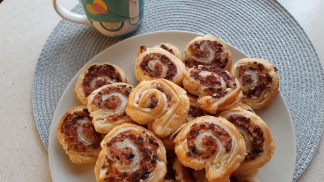 Sonkás csiga a húsvéti sonka maradványaiból (Fotó: Belső Olga)