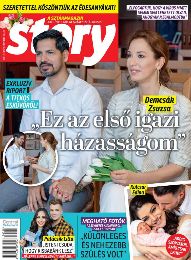 A Storyban Demcsák Zsuzsa esküvője, Palácsik Lilla terhessége, Kulcsár Edina kislányáról az első képek
