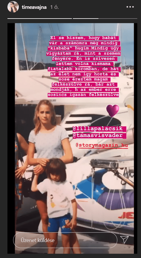 Vajna Tímea reagált húga terhességére