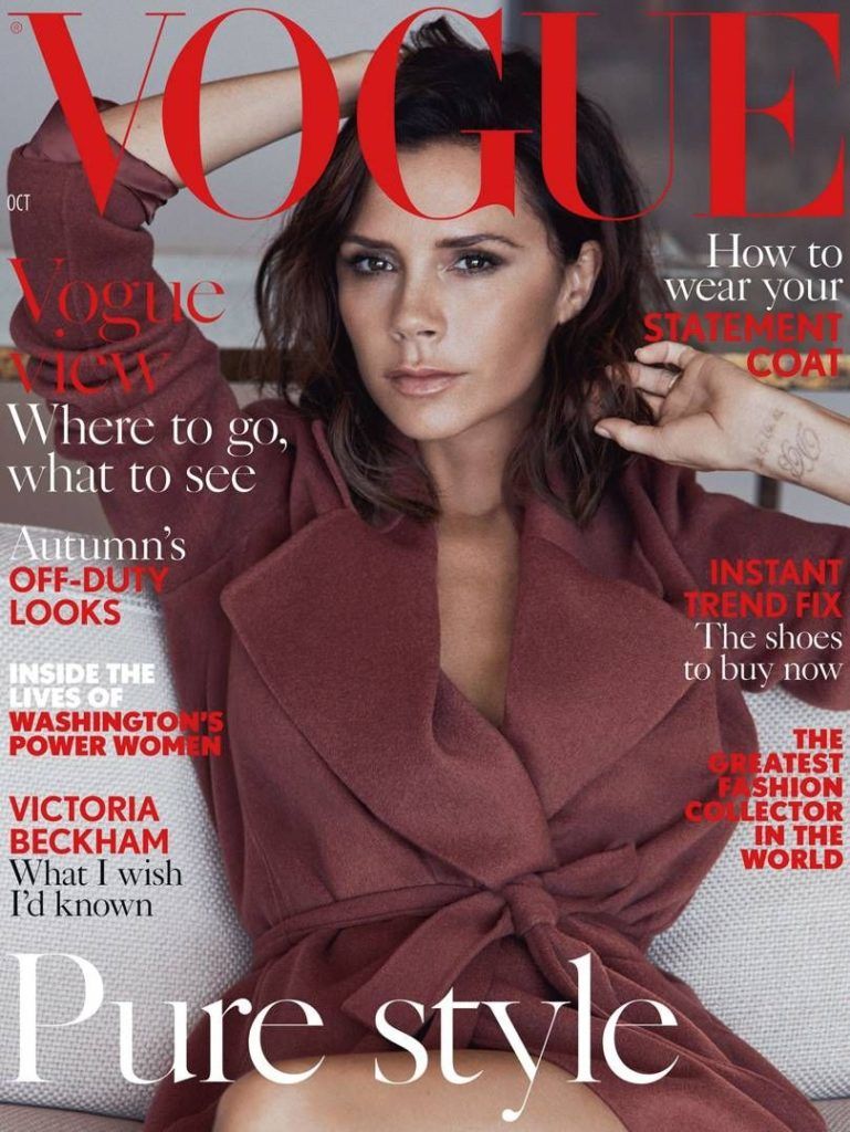 A brit Vogue magazinnak mesélt 2016 októberében Victoria Beckham, hogy megbánta a plasztikai műtéteit