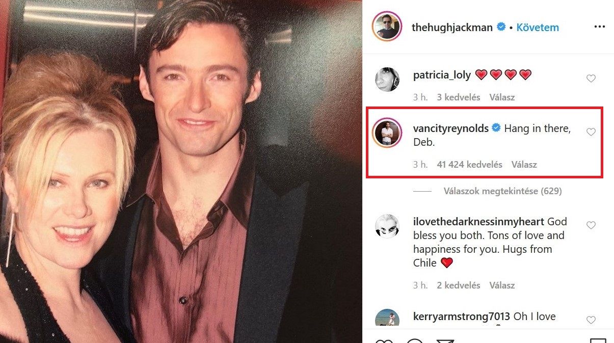 Hugh Jackman és Ryan barátsága