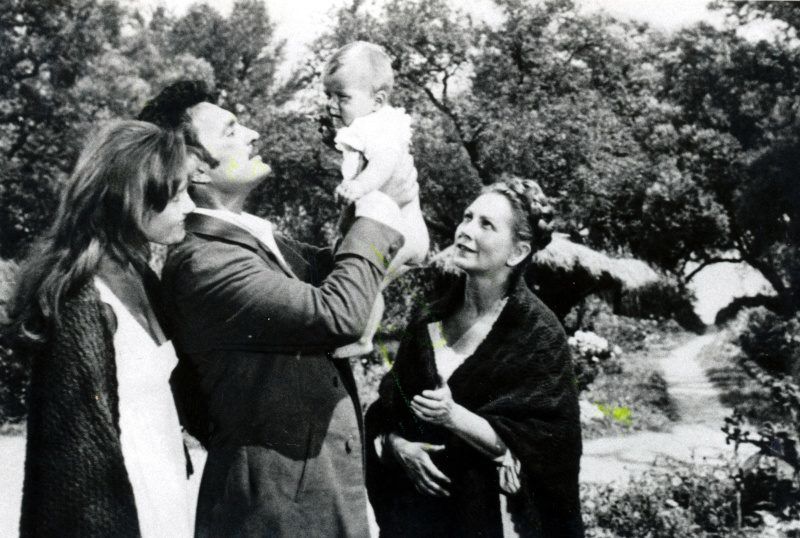 Pécsi Ildikó, Csorba András, Komlós Juci az Aranyember forgatásán