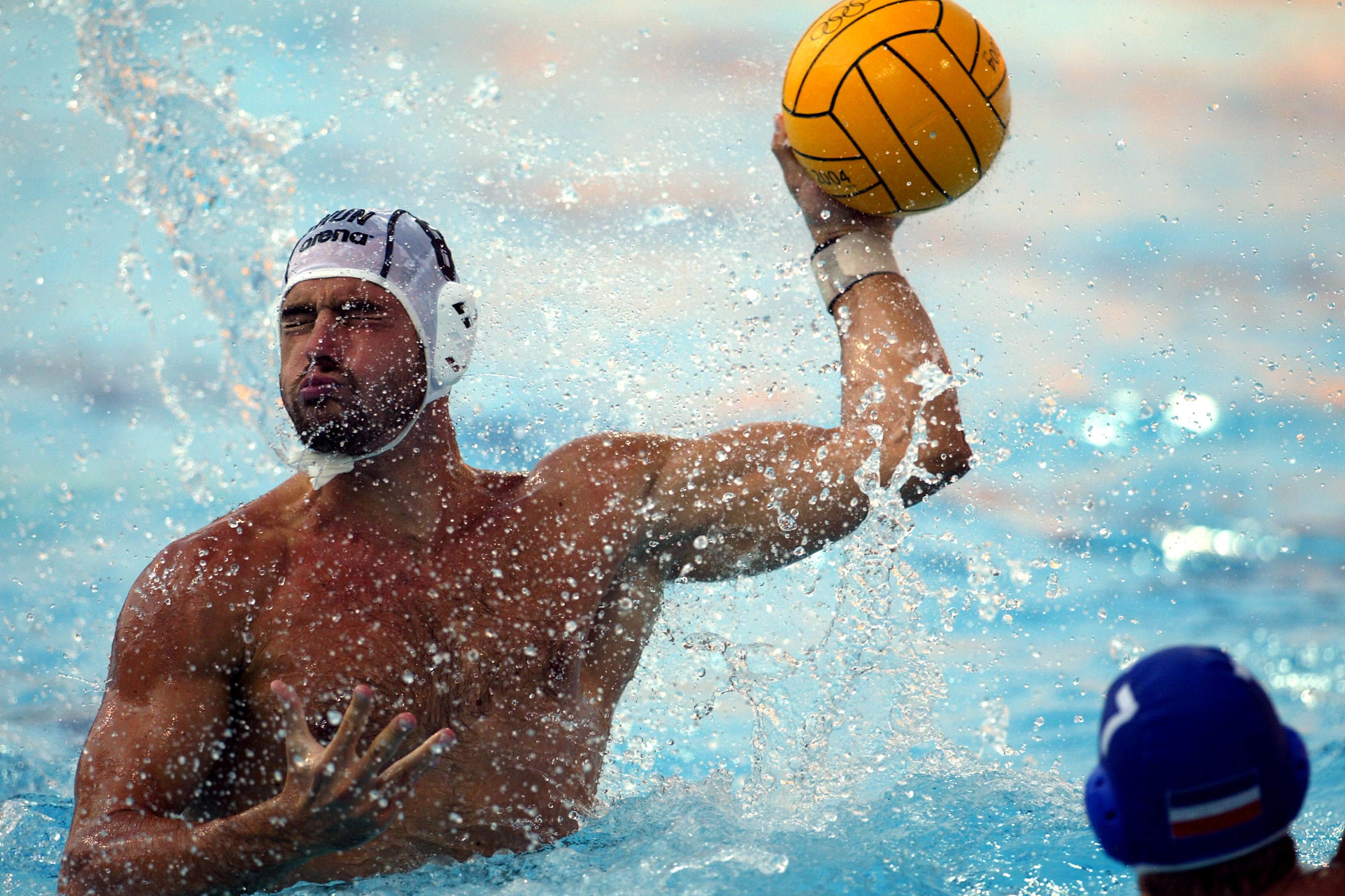 Benedek Tibor a 2004-es athéni olimpia döntő meccsén