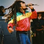 Bob Marley 1980 júniusában egy londoni koncerten.