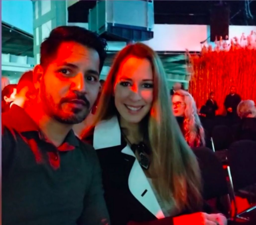 Demcsák Zsuzsa férje, Krishan Dangwal a Marie Claire gáláján